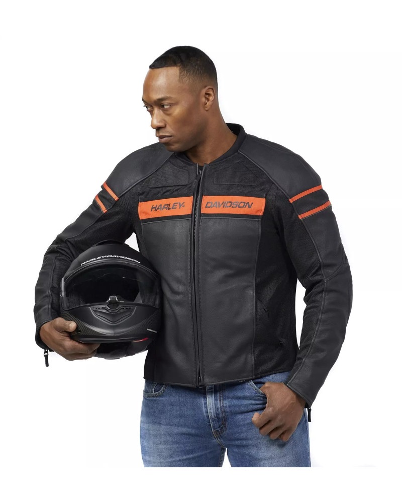 JACKET-BRAWLER,LEATHER,BLACK 98004-21VM | MOTORCITY